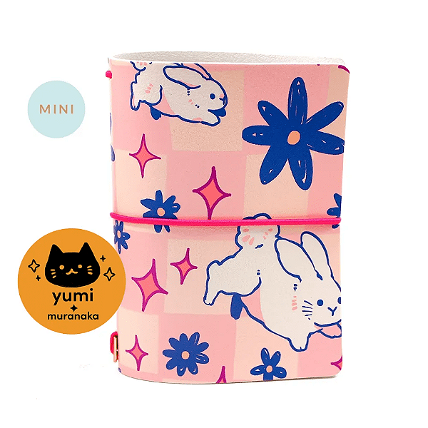 Mini Capa A.Craft- Yumi Muranka- Okunoshima (Para 4 Mini Blocos) Para Mini Planner A.Craft