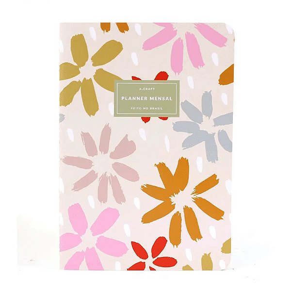 Planejador Mensal não datado Petal Expressions Para Planner A.Craft Tamanho Padrão