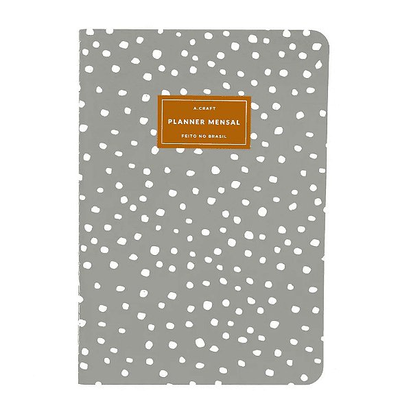 Planejador Mensal não datado Serene Dots Para Planner A.Craft Tamanho Padrão