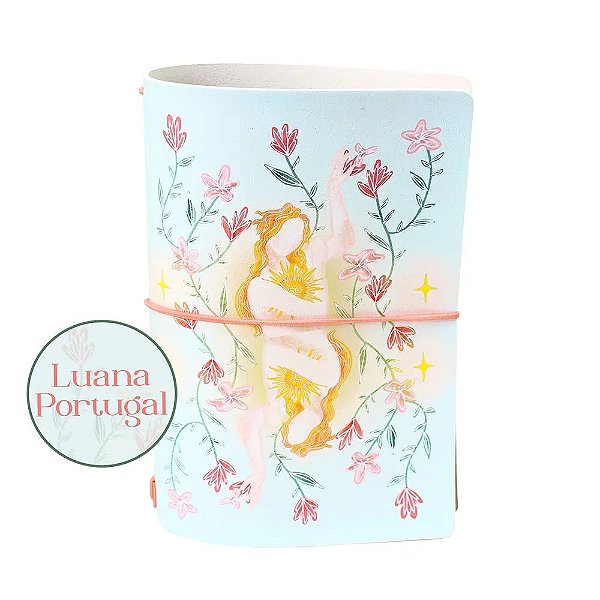 Capa Para Planner A.Craft Tamanho Padrão -Luana Portugal- Primavera Viva (Para 4 Blocos)