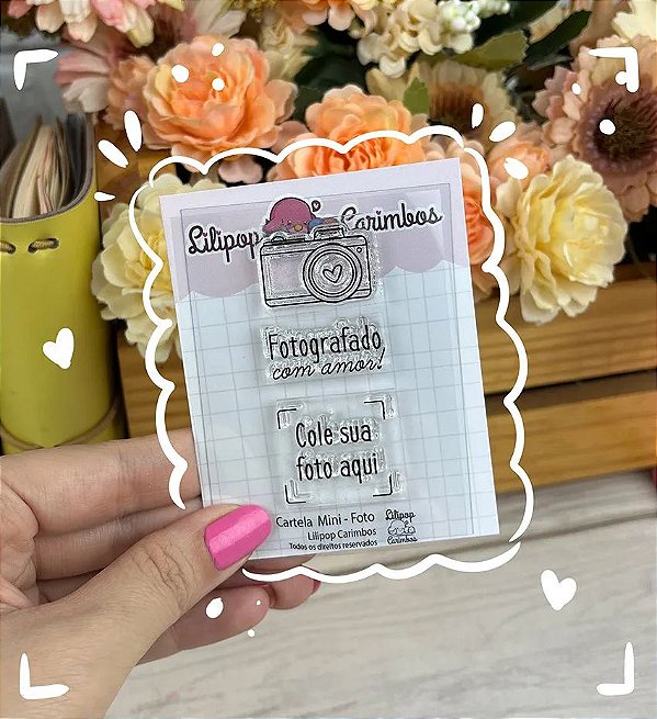 Kit de Carimbos Mini Foto - Lilipop