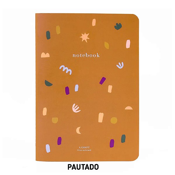 Caderno Pautado One Night Carnival Para Planner A.Craft Tamanho Padrão