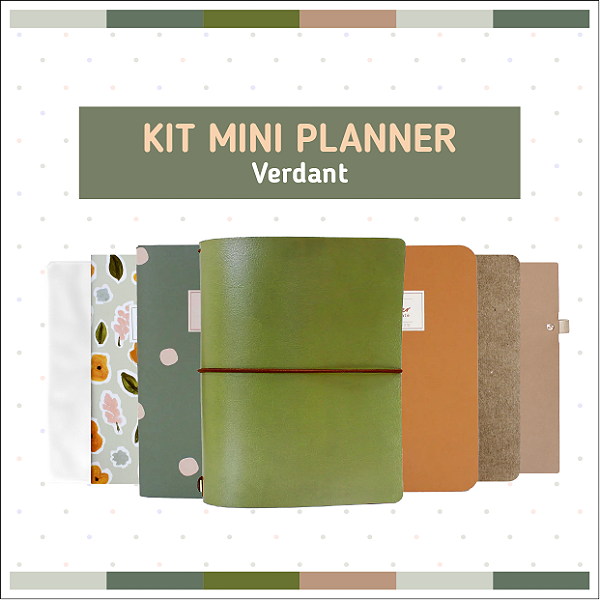 Kit Mini Planner Verdant