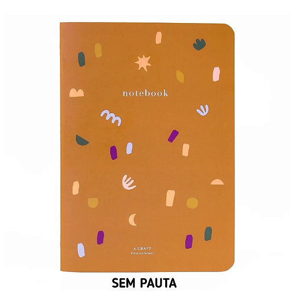 Caderno Sem Pauta One Night Carnival Para Planner A.Craft Tamanho Padrão