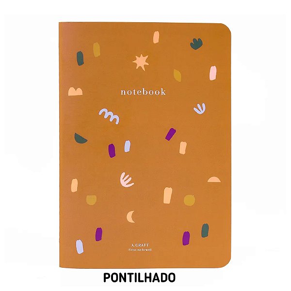 Caderno Pontilhado One Night Carnival Para Planner A.Craft Tamanho Padrão