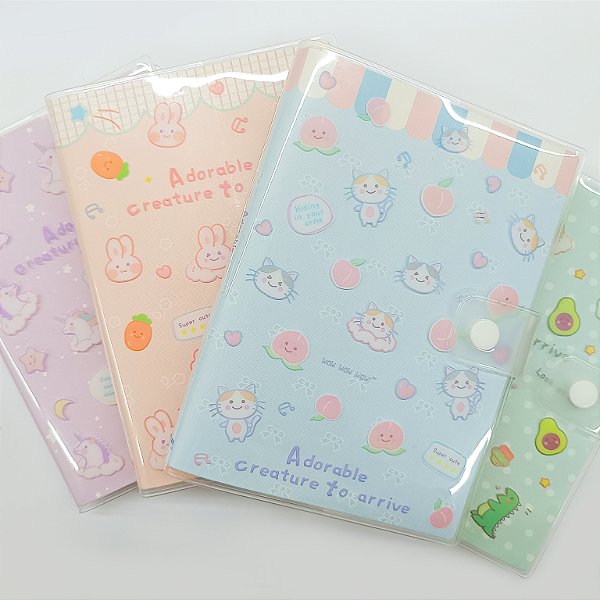 Caderno Brochura com Folhas Ilustradas Adorable Creature to Arrive