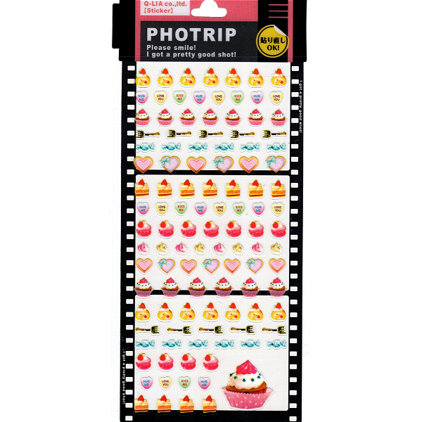 Adesivo Decorativo de Papel Photrip Doces Q-Lia