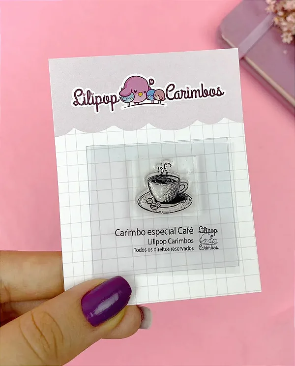 Mini Carimbo Especial Café - Lilipop