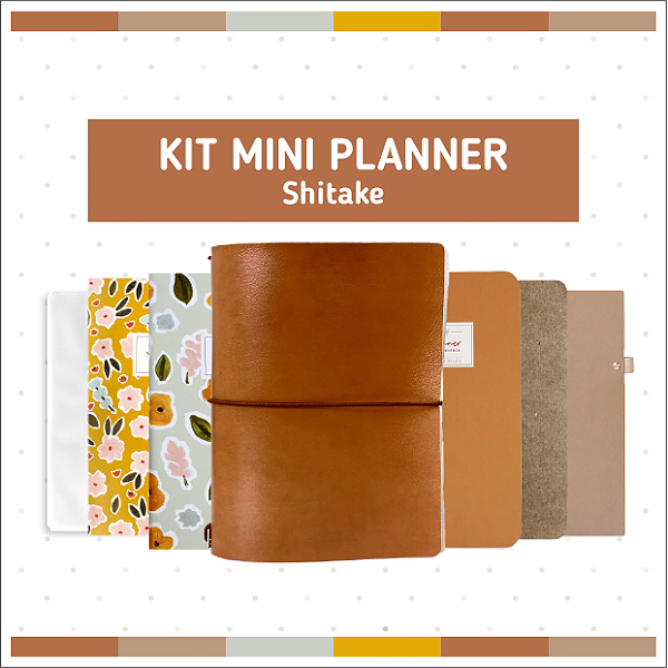 Kit Mini Planner Shitake