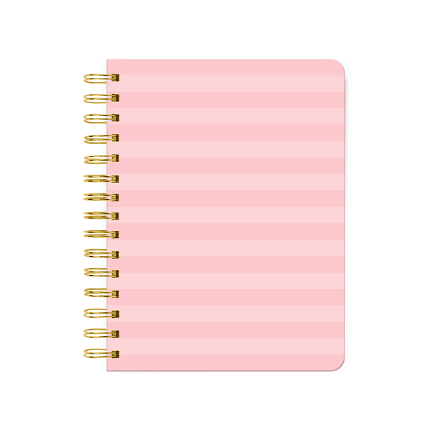 Caderno Pautado Listras Blush Smart A5