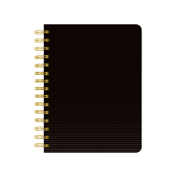 Caderno Pautado Neutral Black Smart A5