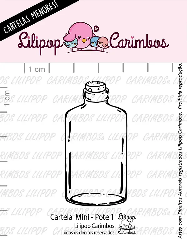 Mini Carimbo Pote 1 - Lilipop