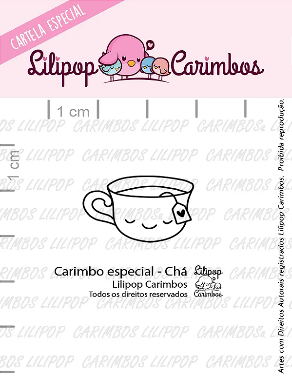 Mini Carimbo Especial Chá - Lilipop