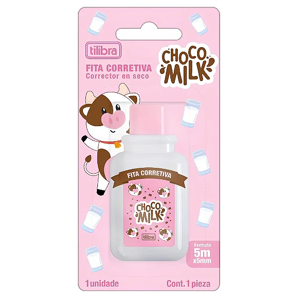 Corretivo em Fita 5mm Choco Milk Tilibra