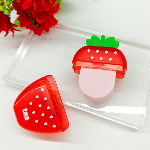 Borracha Morango com Cheirinho Tris