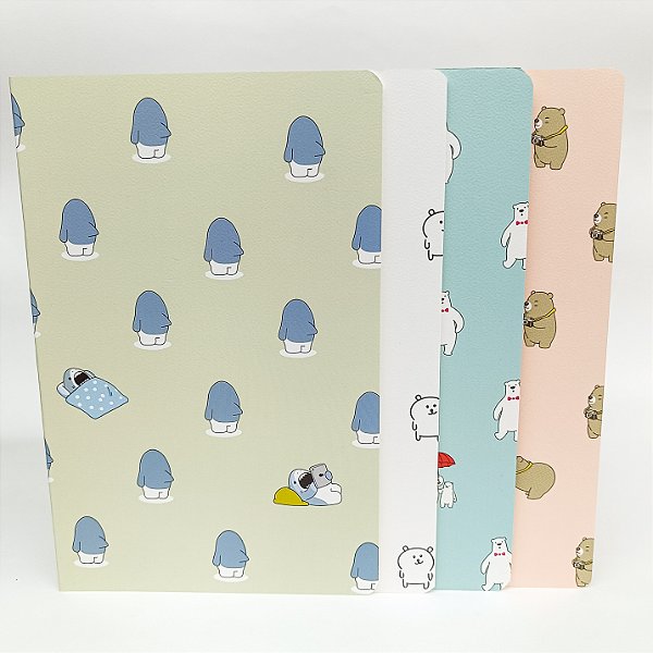 Caderno Brochura Pautado A5 Animais