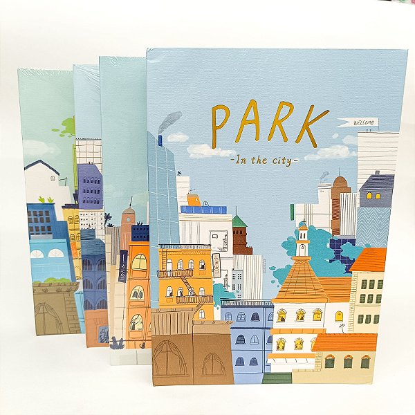 Caderno de Desenho Brochura Sem Pauta Park In The City