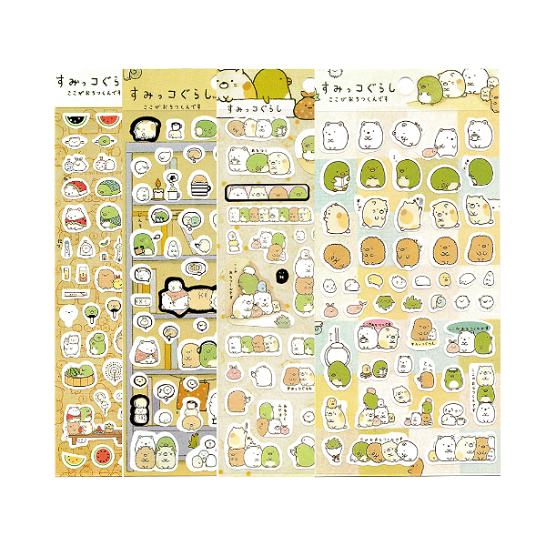 Adesivo Decorativo de Papel Sumikko Friends