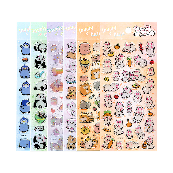 Adesivo Decorativo Brilhante  Alto-relevo Lovely & Cute