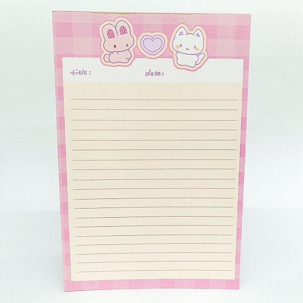 Bloco Destacável Cute Coelho