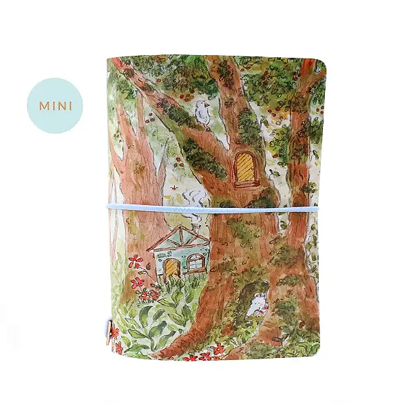 Mini Capa Floresta Encantada (Para 4 Mini Blocos) Para Mini Planner A.Craft