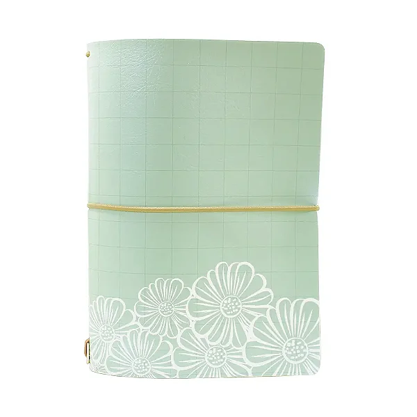 Capa Mint Grid (Para 4 Blocos) Para Planner A.Craft Tamanho Padrão