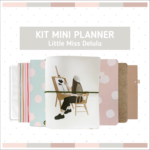 Kit Mini Planner Little Miss Delulu