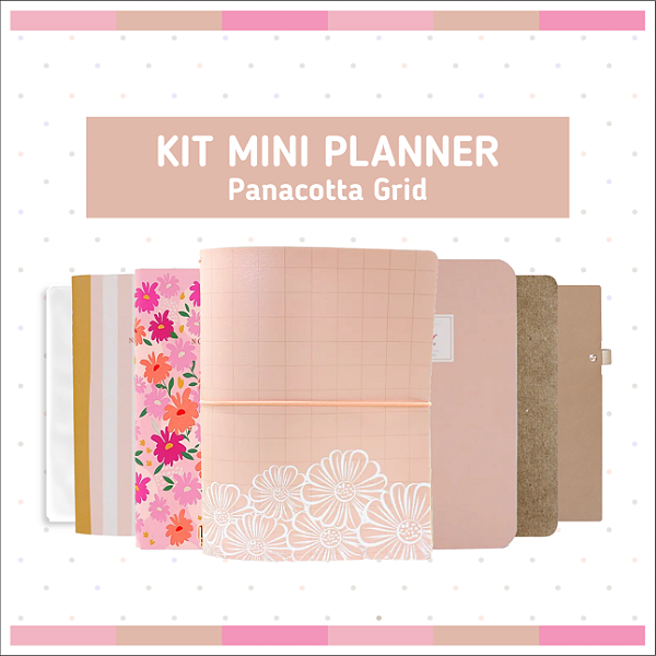 Kit Mini Planner Panacotta Grid