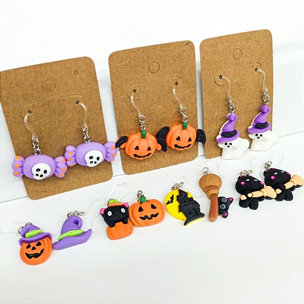 Brinco Halloween Antialérgico