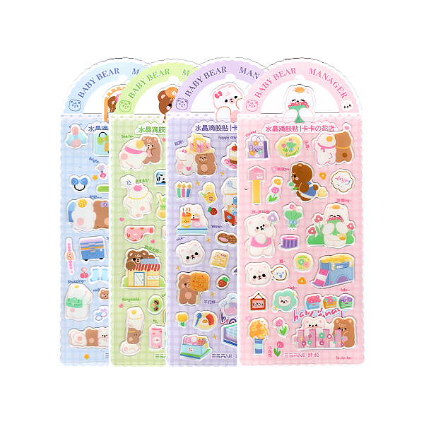 Adesivo Decorativo Alto-Relevo Baby Bear Manager