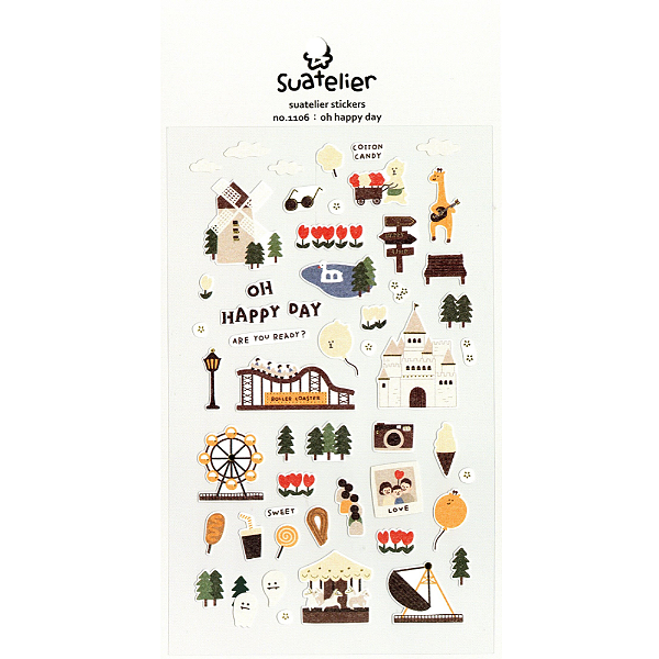 Adesivo Decorativo De Papel Suatelier Oh Happy Day