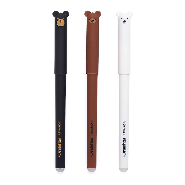 Caneta Gel 0.7mm Apagável Ursinhos