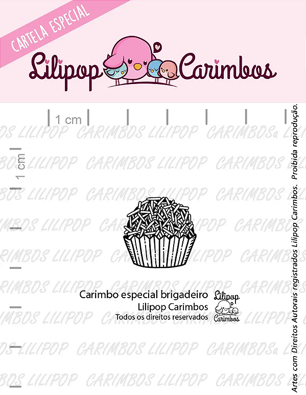 Mini Carimbo Especial Brigadeiro - Lilipop