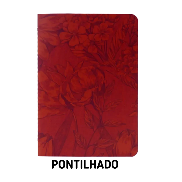 Caderno Pontilhado Poema Floral - Yumi Muranaka - Para Planner A.Craft Tamanho Padrão