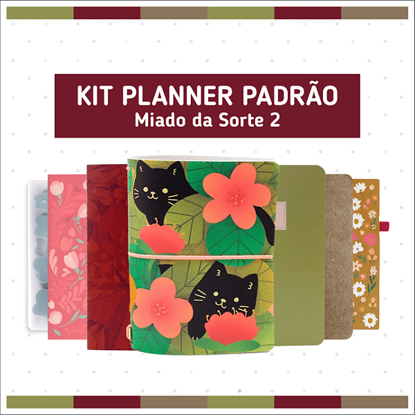 Kit Planner Padrão Miado da Sorte 2
