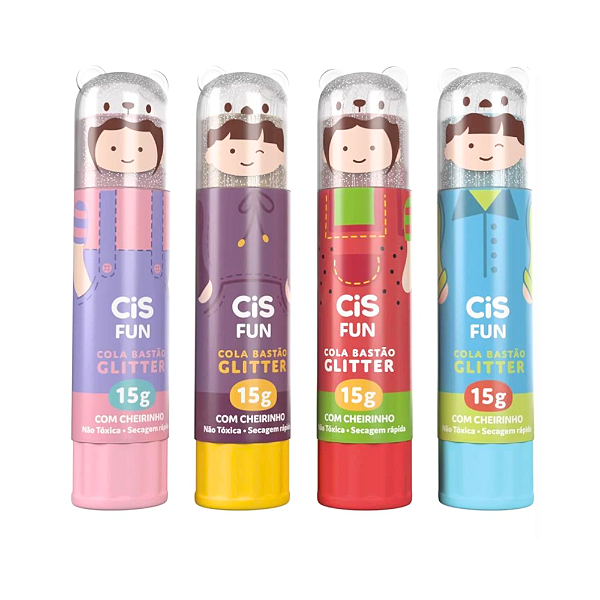 Cola Bastão com Glitter e Cheirinho 15g Meninas CiS