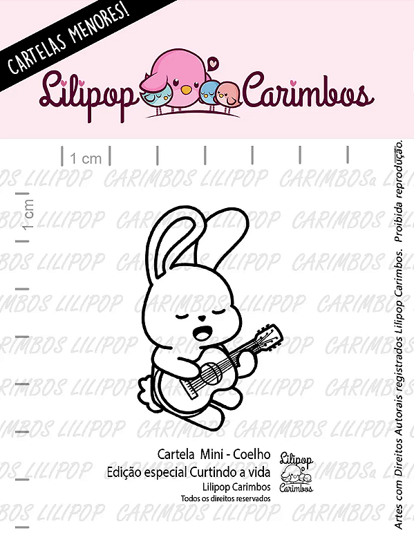 Mini Carimbo Especial Curtindo a Vida - Lilipop
