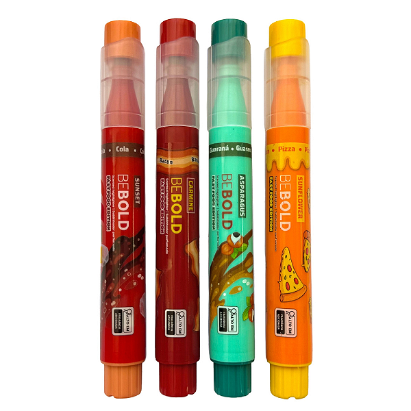 Marca Texto Be Bold Com Cheirinho Fast Food Edition Newpen