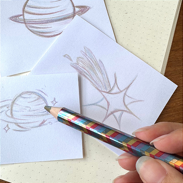 Lápis de Cor Jumbo Multi Metallic Colors Cis