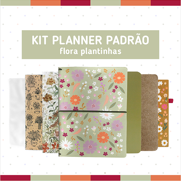 Kit Planner Padrão Flora Plantinhas