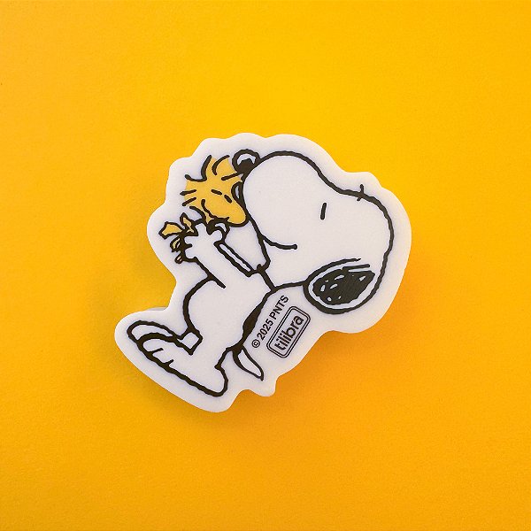 Borracha Divertida Woodstock e Snoopy Tilibra