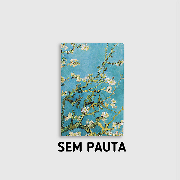 Journal Sem Pauta Amendoeira em Flor Tamanho Grande