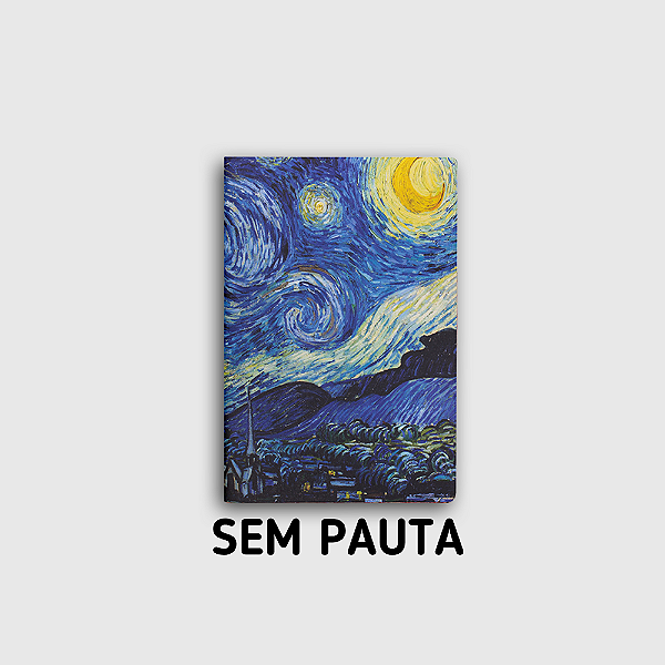 Journal Sem Pauta Noite Estrelada Tamanho Grande