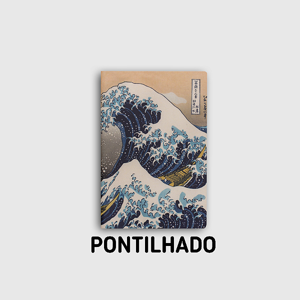 Journal Pontilhado A Grande Onda Tamanho Grande