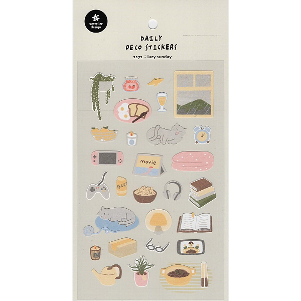 Adesivo Decorativo De Plástico Lazy Sunday Suatelier