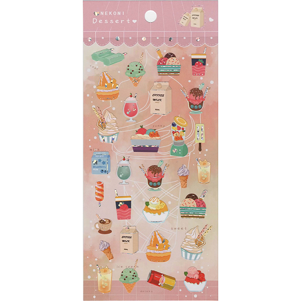 Adesivo Decorativo Docinhos Dessert Nekoni