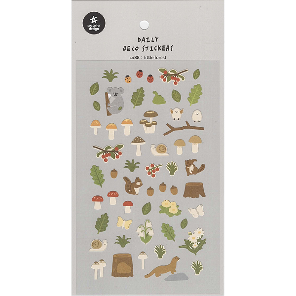Adesivo Decorativo De Papel Little Forest Suatelier