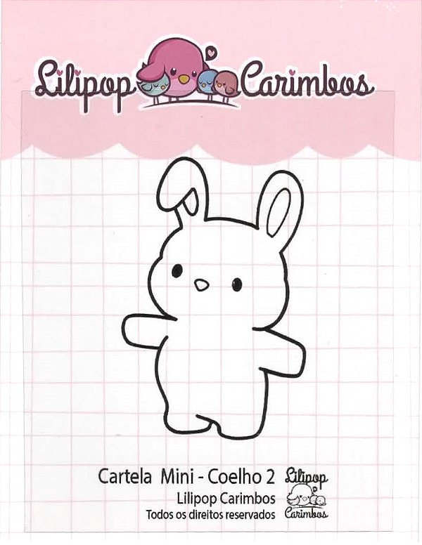 Carimbo Mini Coelho 2 - Lilipop