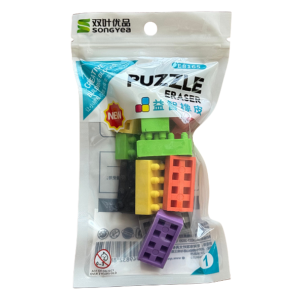 Borracha Divertida Peças de Montar Puzzle Modelo 1