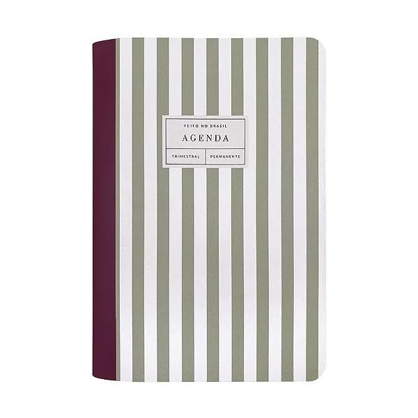 Agenda Permanente Hibisco Listrado Para Planner A.Craft Tamanho Padrão